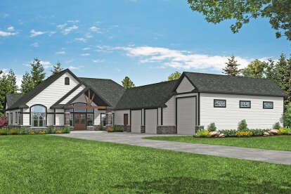 House Plan House Plan #24849 Front Elevation 