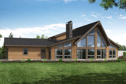 Mountain House Plan #035-00871 Elevation Photo