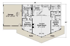 Main Floor  for House Plan #035-00871