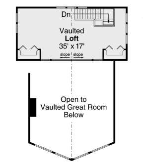 Loft for House Plan #035-00871