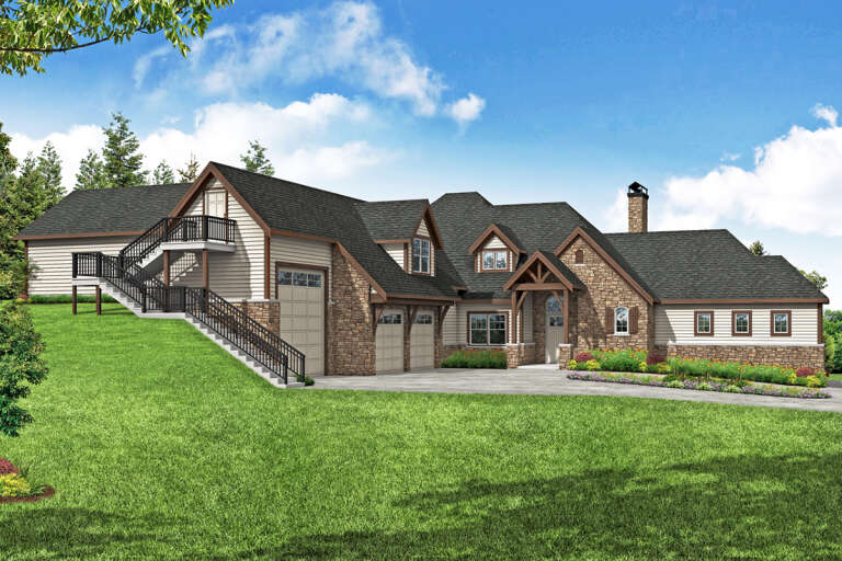 House Plan House Plan #24852 Front Elevation 