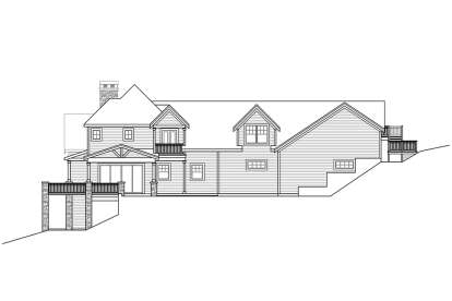 Craftsman House Plan #035-00873 Elevation Photo