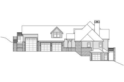 Craftsman House Plan #035-00873 Elevation Photo