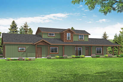 House Plan House Plan #24853 Front Elevation 