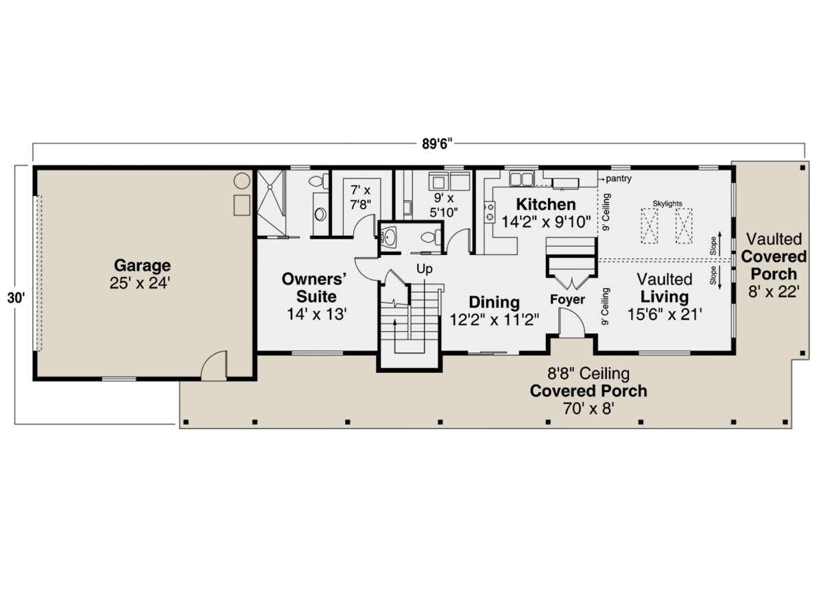 Main Floor for House Plan #035-00874