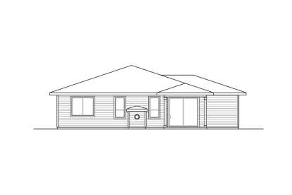 Ranch House Plan #035-00875 Elevation Photo