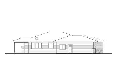 Ranch House Plan #035-00875 Elevation Photo