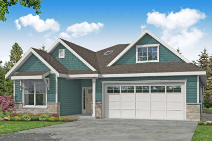 Traditional House Plan #035-00876 Elevation Photo