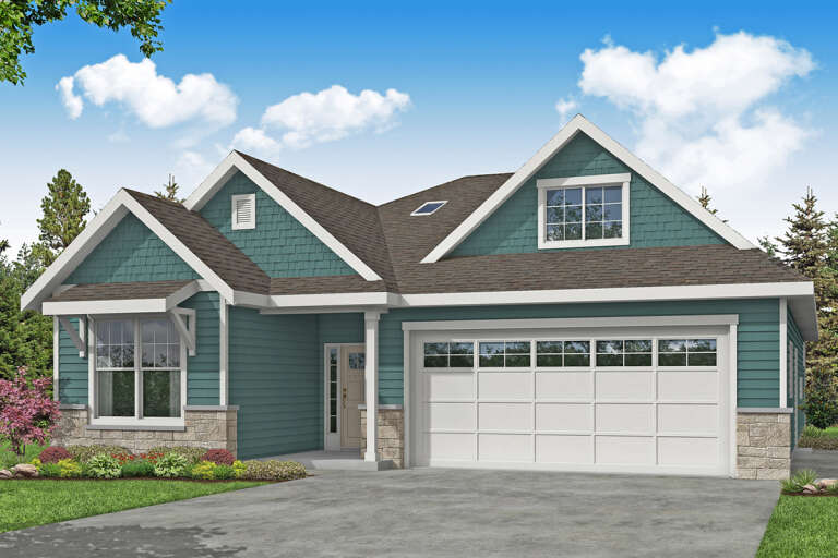 House Plan House Plan #24855 Front Elevation 