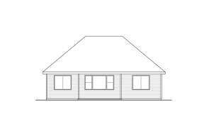 Traditional House Plan #035-00876 Elevation Photo