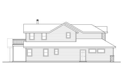 Country House Plan #035-00877 Elevation Photo