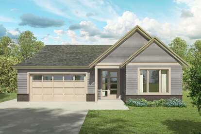 Cottage House Plan #035-00878 Elevation Photo