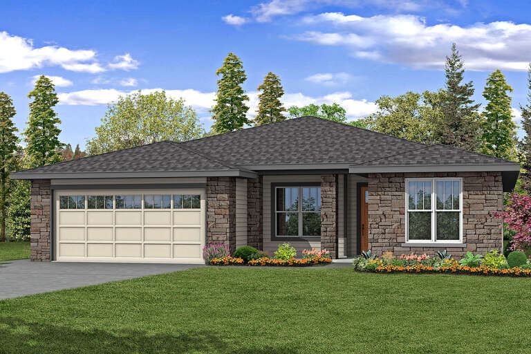 House Plan House Plan #24858 Front Elevation 