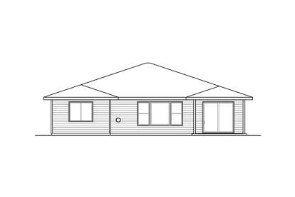 Ranch House Plan #035-00879 Elevation Photo
