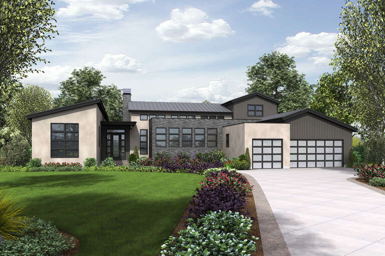 House Plan House Plan #24859 Front Elevation 