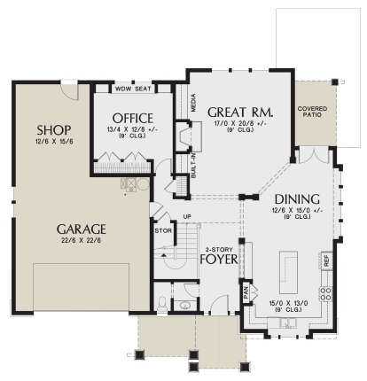 Main Floor for House Plan #2559-00894