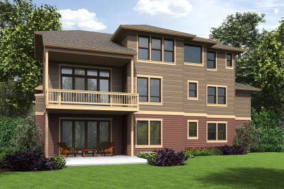 Prairie House Plan #2559-00895 Elevation Photo