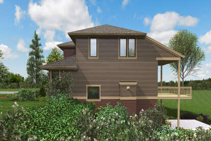 Prairie House Plan #2559-00895 Elevation Photo