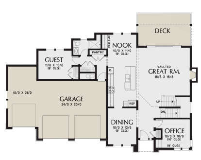 Main Floor for House Plan #2559-00895