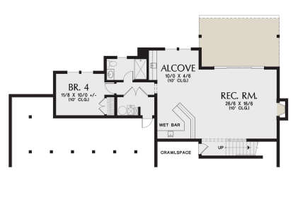 Basement for House Plan #2559-00895
