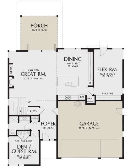 Main Floor for House Plan #2559-00896
