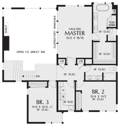 Second Floor for House Plan #2559-00896