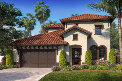 Mediterranean House Plan #1018-00287 Elevation Photo