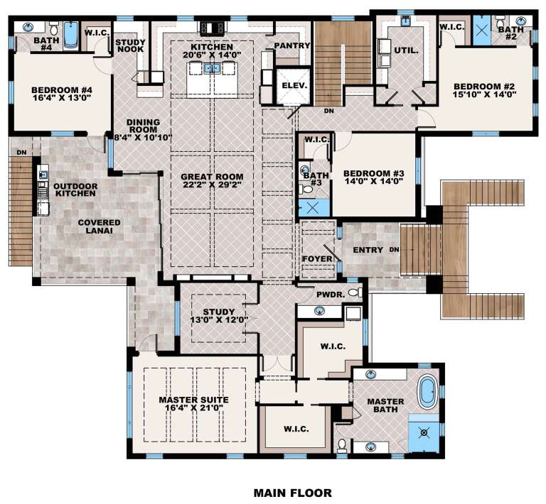 House Plan House Plan #24866 Drawing 2