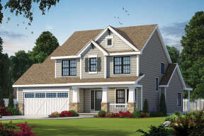 Craftsman House Plan #402-01661 Elevation Photo