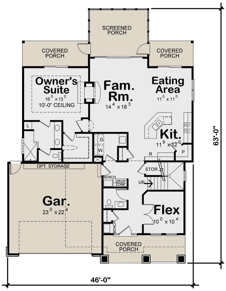 House Plan House Plan #24867 Drawing 1