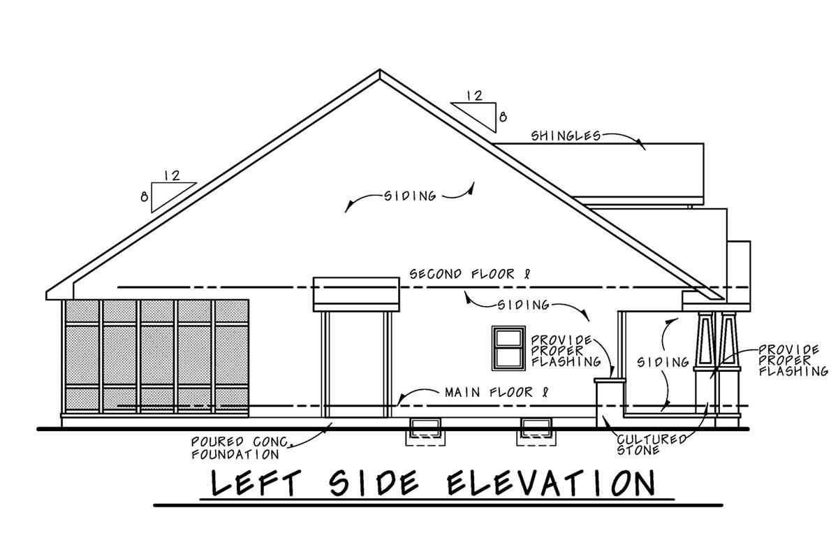 Craftsman House Plan #402-01662 Elevation Photo