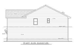 Narrow Lot House Plan #402-01663 Elevation Photo