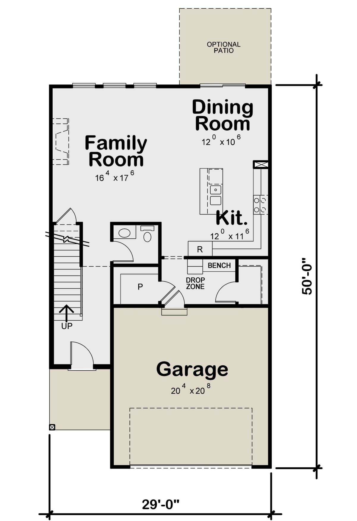 Main Floor for House Plan #402-01663