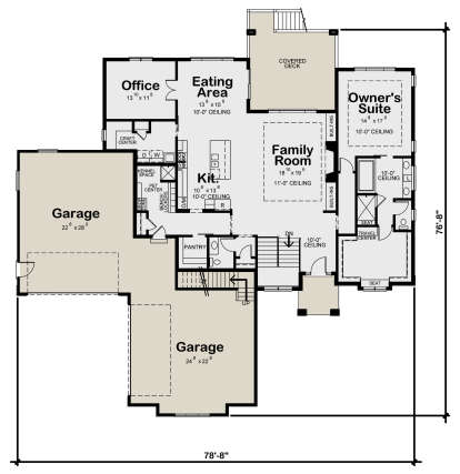 Main Floor for House Plan #402-01665