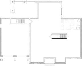 Basement for House Plan #034-01281