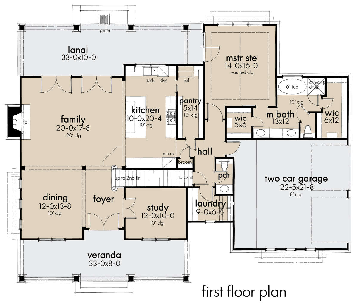 Main Floor for House Plan #9401-00112