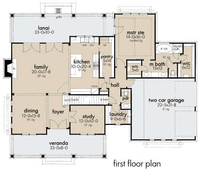 Main Floor for House Plan #9401-00112