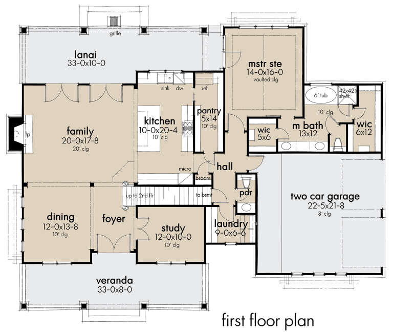 House Plan House Plan #24874 Drawing 1