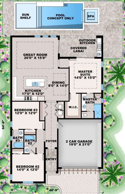 Main Floor for House Plan #1018-00289
