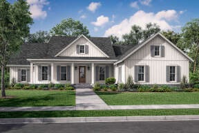 Modern Farmhouse House Plan #041-00233 Elevation Photo