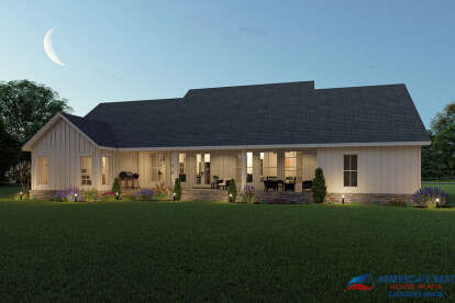 Modern Farmhouse House Plan #041-00233 Elevation Photo