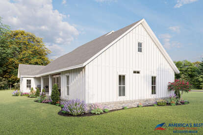 Modern Farmhouse House Plan #041-00233 Elevation Photo