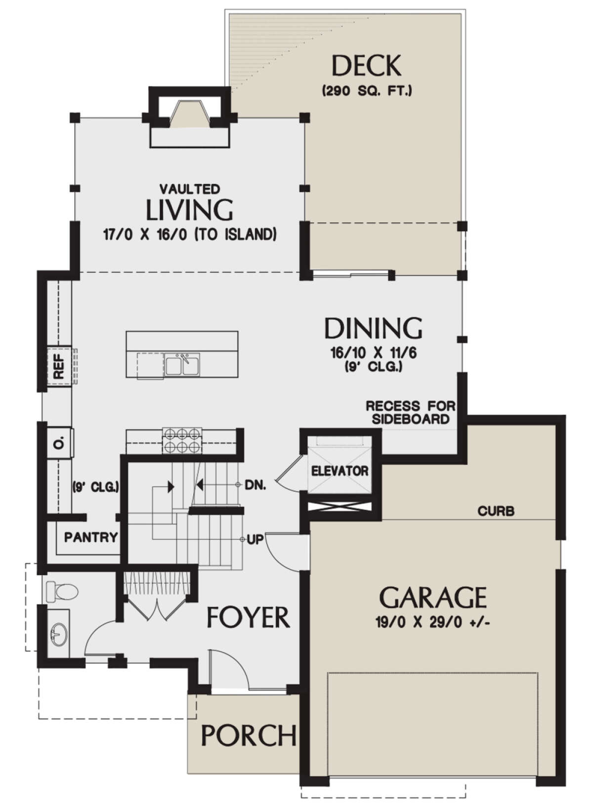 Main Floor for House Plan #2559-00897