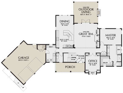 Main Floor for House Plan #2559-00900