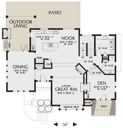 Main Floor for House Plan #2559-00901