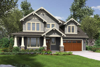 Craftsman House Plan #2559-00902 Elevation Photo