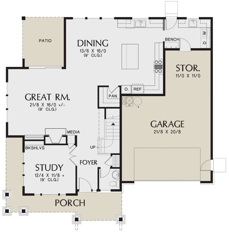 House Plan House Plan #24883 Drawing 1