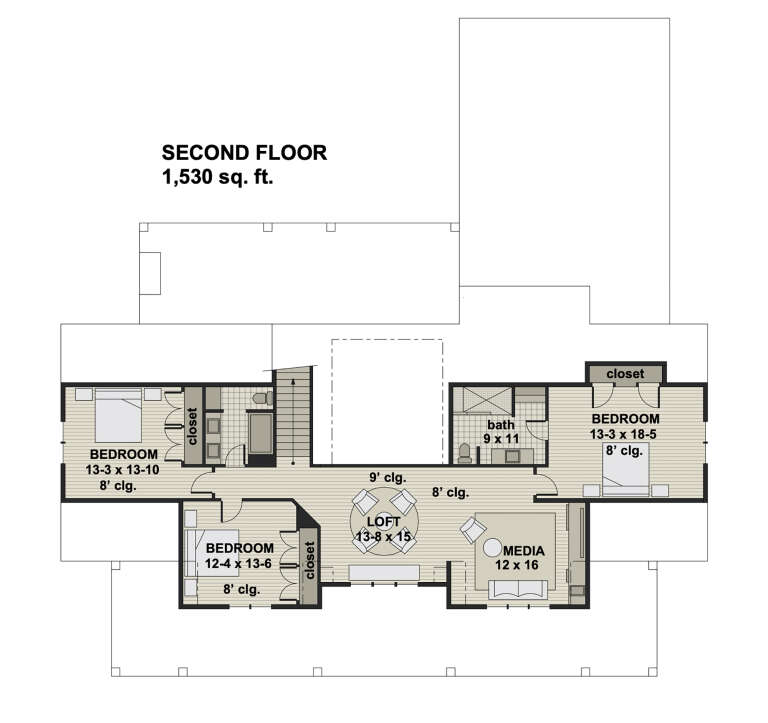 House Plan House Plan #24884 Drawing 2