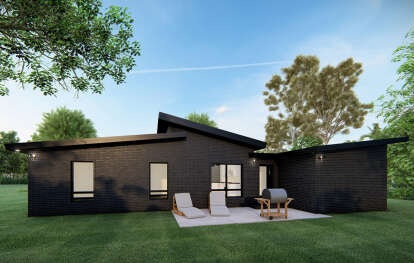 Modern House Plan #8318-00169 Elevation Photo