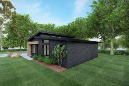 Modern House Plan #8318-00169 Elevation Photo